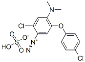 CAS#: 84522-12-3, 2-Chloro-5-(4-Chlorophenoxy)-4-(Dimethylamino)Benzenediazonium Hydrogen Sulphate