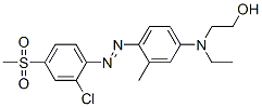 CAS#: 84560-05-4, 2-[[4-[[2-Chloro-4-(Methylsulphonyl)Phenyl]Azo]-3-Methylphenyl]Ethylamino]Ethanol