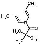 CAS#: 845742-91-8, 2,2-Dimethyl-N,N-di[(1E)-1-propen-1-yl]propanamide