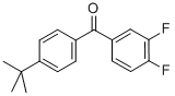 CAS#: 845781-01-3, 4-Tert-Butyl-3',4'-Difluorobenzophenone