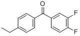 CAS#: 845781-02-4, 3,4-Difluoro-4'-Ethylbenzophenone