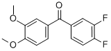 CAS#: 845781-07-9, 3,4-Difluoro-3',4'-Dimethoxybenzophenone