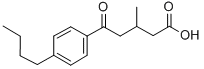 CAS#: 845781-46-6, 5-(4-n-Butylphenyl)-3-Methyl-5-Oxovaleric Acid