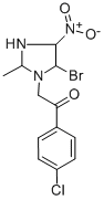 CAS 登录号：845885-93-0， 2-(5-溴-2-甲基-4-硝基-1-咪唑烷基)-1-(4-氯苯基)-1-乙酮