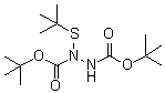 CAS 登录号：84592-35-8， 1-(叔丁基硫代)-1,2-肼二羧酸二叔丁酯
