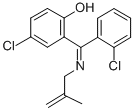 CAS#: 84611-66-5, 4-Chloro-2-((2-Chlorophenyl)((2-Methyl-2-Propenyl)Imino)Methyl )-Phenol