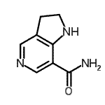 CAS#: 84646-50-4, 2,3-Dihydro-1H-pyrrolo[3,2-c]pyridine-7-carboxamide