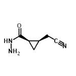 CAS#: 84673-58-5, (1R,2R)-2-(Cyanomethyl)cyclopropanecarbohydrazide