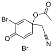 CAS 登录号：84713-43-9， 1-(乙酰氧基)-3,5-二溴-4-氧代-2,5-环己二烯-1-乙腈