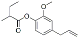CAS 登录号：84731-73-7， 4-烯丙基-2-甲氧基苯基2-甲基丁酸酯