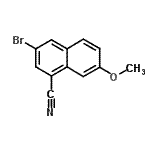 CAS#: 847505-83-3, 3-Bromo-7-methoxy-1-naphthonitrile