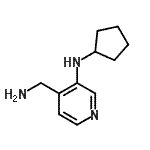 CAS 登录号：847666-34-6， 4-(氨基甲基)-N-环戊基-3-吡啶胺