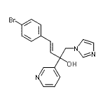 CAS#: 847670-72-8, (3E)-4-(4-Bromophenyl)-1-(1H-imidazol-1-yl)-2-(3-pyridinyl)-3-buten-2-ol