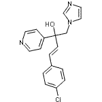 CAS#: 847670-80-8, (3E)-4-(4-Chlorophenyl)-1-(1H-imidazol-1-yl)-2-(4-pyridinyl)-3-buten-2-ol