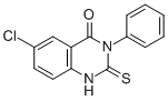 CAS 登录号：84772-27-0， 6-氯-3-苯基-2-硫代-2,3-二氢-4(1H)-喹唑啉酮