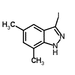 CAS#: 847906-31-4, 3-Iodo-5,7-dimethyl-1H-indazole