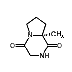 CAS 登录号：847952-36-7， (8aS)-8a-甲基六氢吡咯并[1,2-a]吡嗪-1,4-二酮