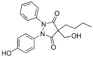 CAS#: 84803-48-5, 4-Butyl-4-(Hydroxymethyl)-1-(4-Hydroxyphenyl)-2-Phenylpyrazolidine-3,5-Dione