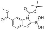 CAS#: 848357-46-0, 2-Borono-1H-Indole-1,6-Dicarboxylic Acid 1-(1,1-Dimethylethyl) 6-Methyl Ester