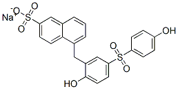 CAS#: 84852-32-4, Sodium 5-((2-Hydroxy-5-((4-Hydroxyphenyl)Sulphonyl)Phenyl)Methyl)Naphthalene-2-Sulphonate