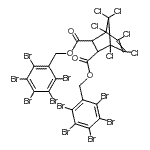 CAS#: 84852-58-4, Bis(pentabromobenzyl) 1,4,5,6,7,7-hexachlorobicyclo[2.2.1]hept-5-ene-2,3-dicarboxylate