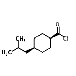 CAS 登录号：84855-55-0， 顺式-4-异丁基环己烷羰基氯化物