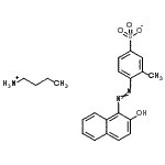 CAS#: 84878-19-3, 1-Butanaminium 4-[(2-hydroxy-1-naphthyl)diazenyl]-3-methylbenzenesulfonate