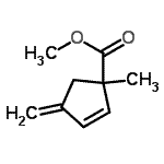 CAS#: 84883-95-4, Methyl 1-methyl-4-methylene-2-cyclopentene-1-carboxylate