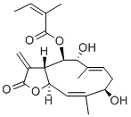 CAS#: 84886-38-4, 2-Methyl-2-Butenoic Acid (3aS-(3aR*,4S*(Z),5S*,6E,9S*,10Z,11aS*))-2,3,3a,4,5,8,9,11a-Octahydro-5,9-Dihydroxy -6,10-Dimethyl-3-Methylene-2-Oxocyclodeca(b)Furan-4-Yl Ester