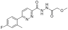 CAS 登录号：848953-33-3， 6-(4-氟-2-甲基苯基)-3-哒嗪羧酸 2-(甲氧基乙酰基)酰肼