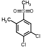 CAS#: 849035-75-2, 1,2-Dichloro-4-methyl-5-(methylsulfonyl)benzene