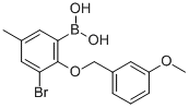 CAS#: 849062-23-3, B-[3-Bromo-2-[(3-methoxyphenyl)methoxy]-5-methylphenyl]-Boronic acid