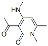 CAS#: 84912-08-3, 3-Acetyl-1,6-Dimethyl-4-(Methylamino)-2-Pyridone