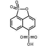 CAS 登录号：84912-13-0， 萘并[1,8-Cd]-1,2-氧硫杂环戊烷-6-磺酸2,2-二氧化物
