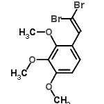 CAS 登录号：849186-15-8， 1-(2,2-二溴乙烯基)-2,3,4-三甲氧基苯