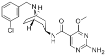 CAS 登录号：84923-25-1， 2-氨基-N-(8-(3-氯苄基)-3-beta-去甲莨菪烷基)-4-甲氧基-5-嘧啶甲酰胺