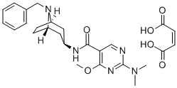 CAS 登录号：84936-78-7， N-(8-苄基-3-beta-去甲莨菪烷基)-2-(二甲基氨基)-4-甲氧基-5-嘧啶甲酰胺单马来酸盐