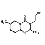CAS 登录号：84946-17-8， 3-(2-溴乙基)-2,7-二甲基-4H-吡啶并[1,2-a]嘧啶-4-酮