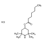 CAS 登录号：849461-90-1， 2,2,6,6-四甲基-4-哌啶基庚酸酯盐酸盐(1:1)