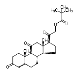 CAS 登录号：84963-41-7， 3,11,20-三氧代孕甾-4-烯-21-基特戊酸酯