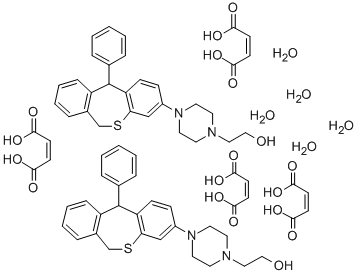 CAS#: 84964-52-3, 4-(6,11-Dihydro-11-Phenyldibenzo[b,e]Thiepin-3-Yl )-1-Piperazineethanol (Z)-2-Butenedioate Hydrate (2:4:5)