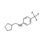 CAS 登录号：849731-50-6， N-(环戊基甲基)-4-(三氟甲基)苯胺