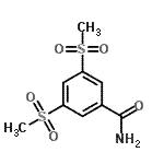CAS 登录号：849924-85-2， 3,5-二(甲基磺酰基)苯甲酰胺