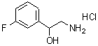 CAS 登录号：849928-39-8， 2-氨基-1-(3-氟苯基)乙醇盐酸盐(1:1)