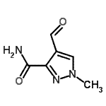 CAS 登录号：84999-37-1， 4-甲酰基-1-甲基-1H-吡唑-3-甲酰胺