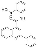 CAS 登录号：85-78-9， 2-[(2-苯基-喹啉-4-羰基)-氨基]-苯甲酸