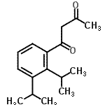 CAS 登录号：85005-62-5， 1-(2,3-二异丙基苯基)-1,3-丁烷二酮
