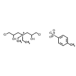 CAS#: 85005-94-3, 3-Chloro-N-(3-chloro-2-hydroxypropyl)-N,N-diethyl-2-hydroxy-1-propanaminium 4-methylbenzenesulfonate
