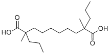 CAS 登录号：85018-89-9， 2,9-二甲基-2,9-二丙基癸二酸