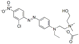 CAS#: 85030-24-6, [2-[[4-[(2-Chloro-4-Nitrophenyl)Azo]Phenyl]Ethylamino]Ethyl](2-Hydroxyethyl)Dimethylammonium Acetate